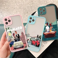drive around the world scenery car phone case for iphone 7 8 plus se 2020 x xr xs max 11 12 13 pro max shockproof cover funda
