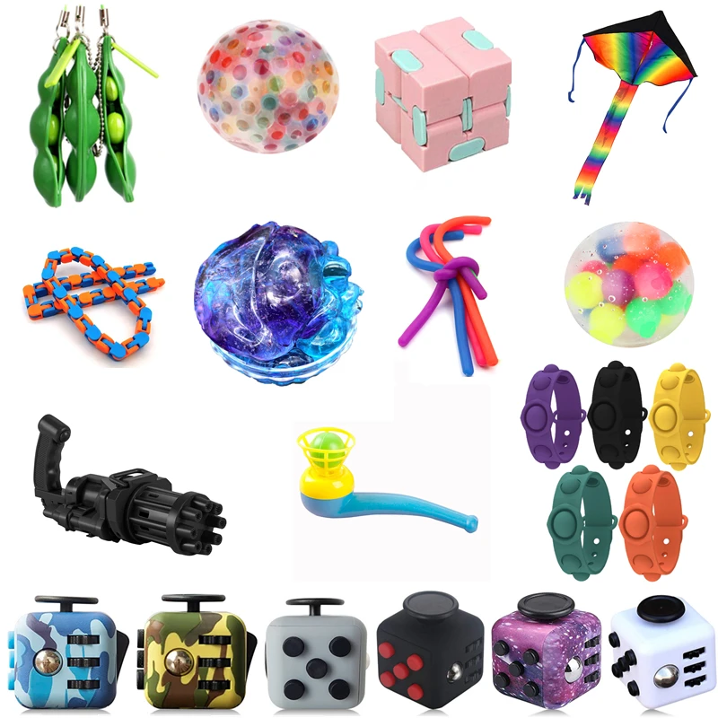

2021 New Fidget toys Creative Colorful Vent Ball Decompression Toy Men And Women Decompression Toy squishy juguetes figet