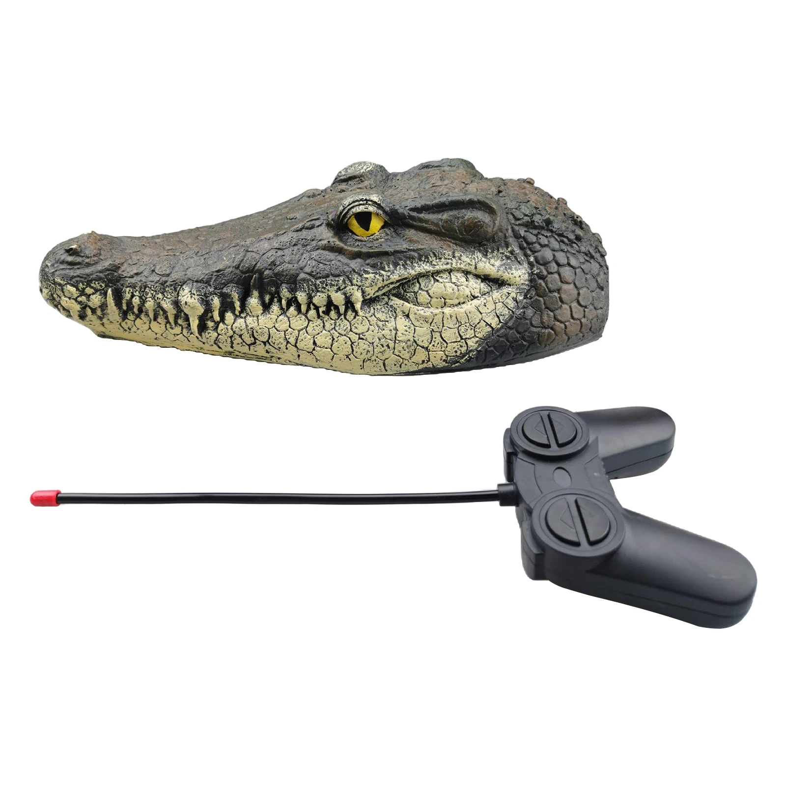 

Resin RC Simulation Crocodile Head, Remote Control Electric Racing Boat for
