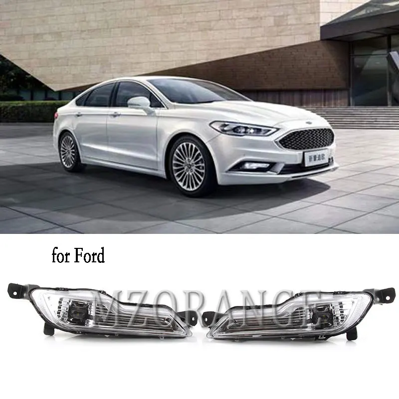 led fog lights for Ford Explorer Sport Fusion Mondeo 2017 2018 2019 headlights DRL headlight light foglights HS7Z15200F | Автомобили и