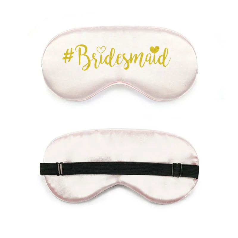 Gold Team Bride Sleep Mask Bridesmaid Gift Bachelorette To Be Decoration Party Wedding Bridal Shower | Дом и сад