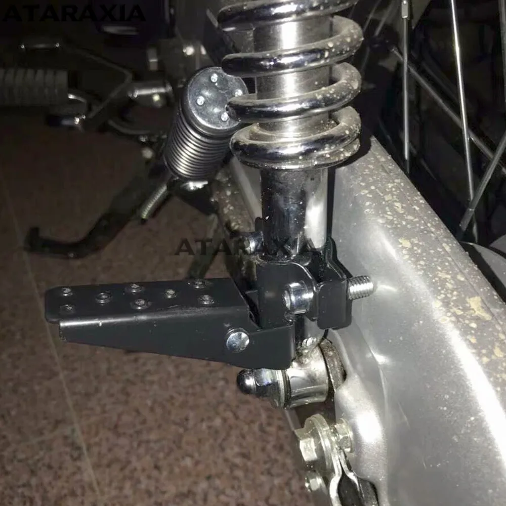 Складные подножки в стиле ретро для мотоцикла скутера педаль с зажимом