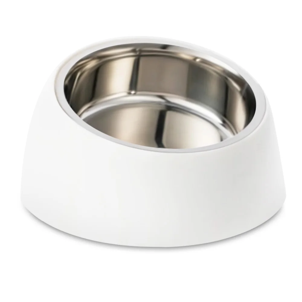 

Dog Bowls Stainless Steel Pet Bowls With Rubber Base Non-Slip Feeding Dish For Dogs Cats
