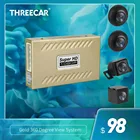 Автомобильная Система помощи при парковке, панорамный обзор, система камер заднего вида для всех автомобилей, универсальная с монитором, обзор 360 градусов