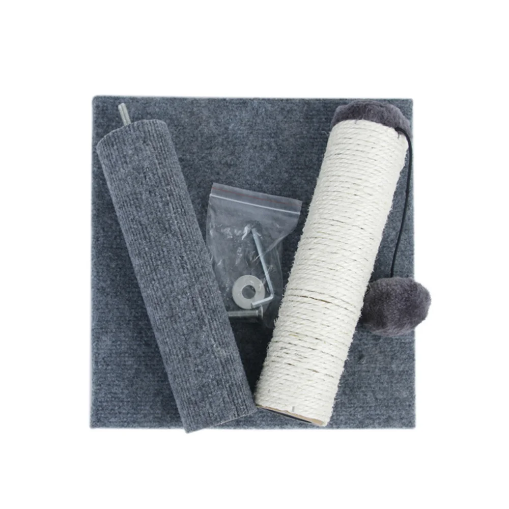 

Durable Scratch Board Practical Scratch Post Sisal Grinding Claw Toys Funny Claw Grinding Board for Pet Cat Kitten (Grey)