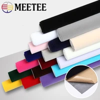 50100cm meetee 150cm flannel fabric self adhesive adhesive cloth for jewelry box drawer sticker diy furniture craft supplies
