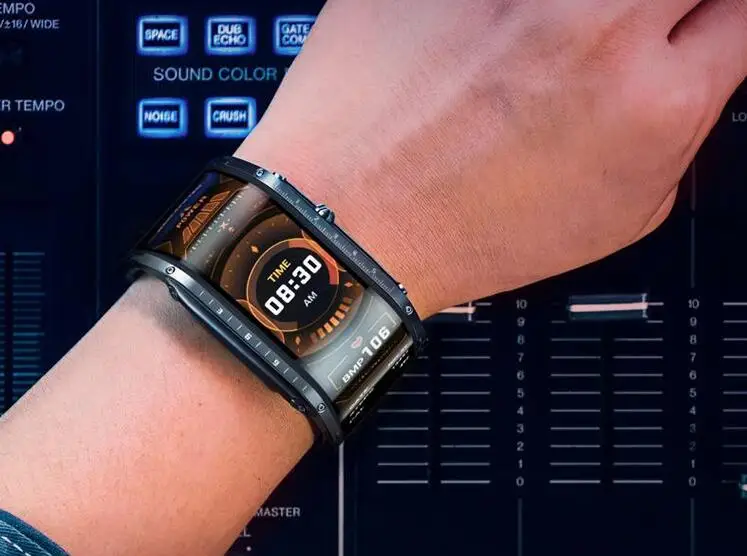 

Original Nubia Smart Watch Phone 4.01 inch foldable flexible Bluetooth calling Mid-air gestures Nubia Watch