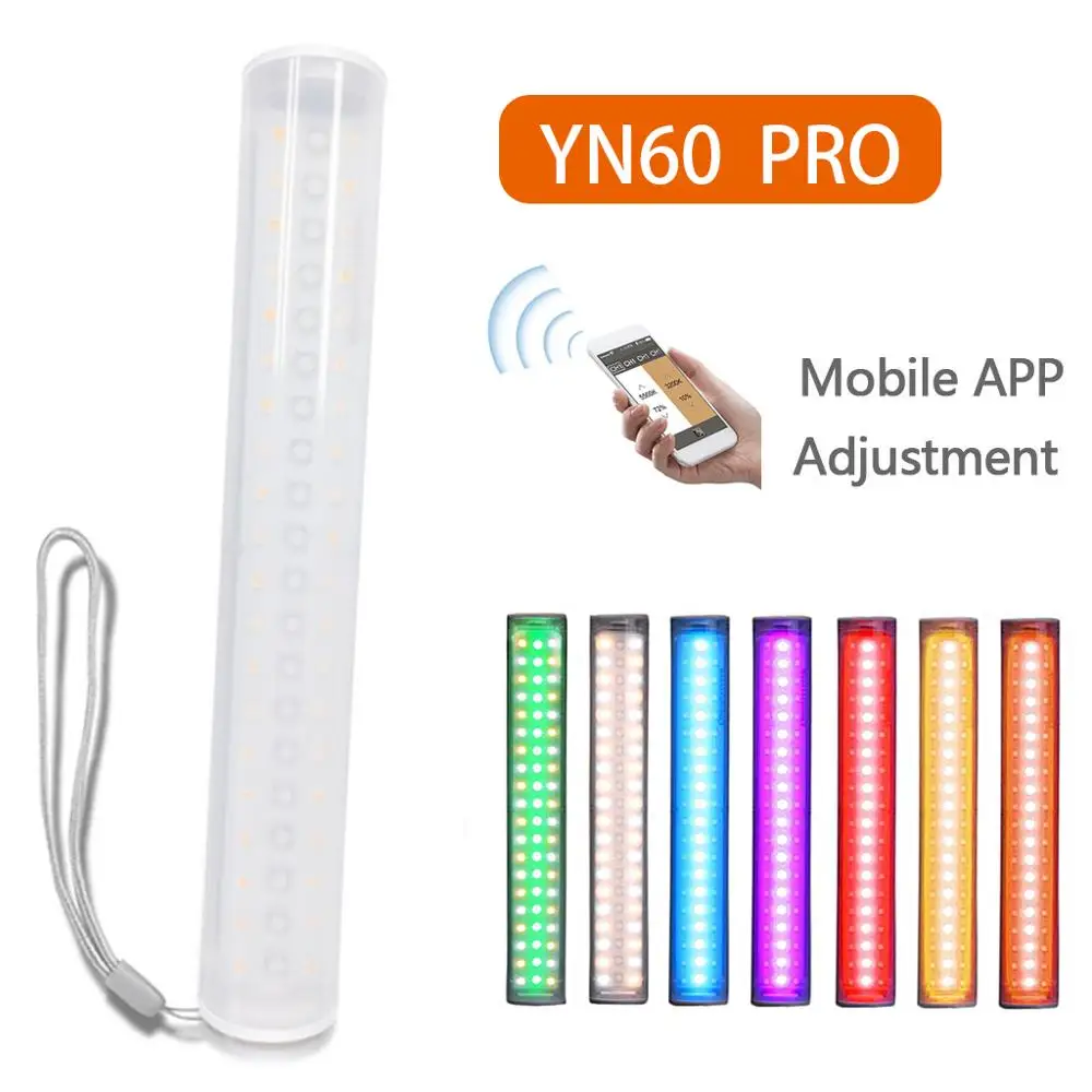 Ручной светодиодный видеосигнал YONGNUO YN60 PRO со встроенным аккумулятором от 3200 к до