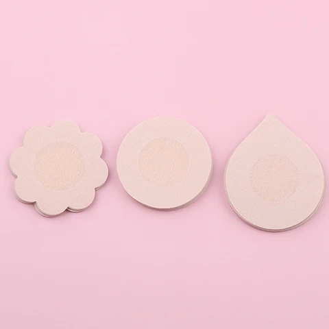 10/50 Pcs Women Invisible Breast Lift Tape Overlays on Bra Sexy Heart Nipple Stickers Chest Covers Adhesivo Bra Nipple Pasties