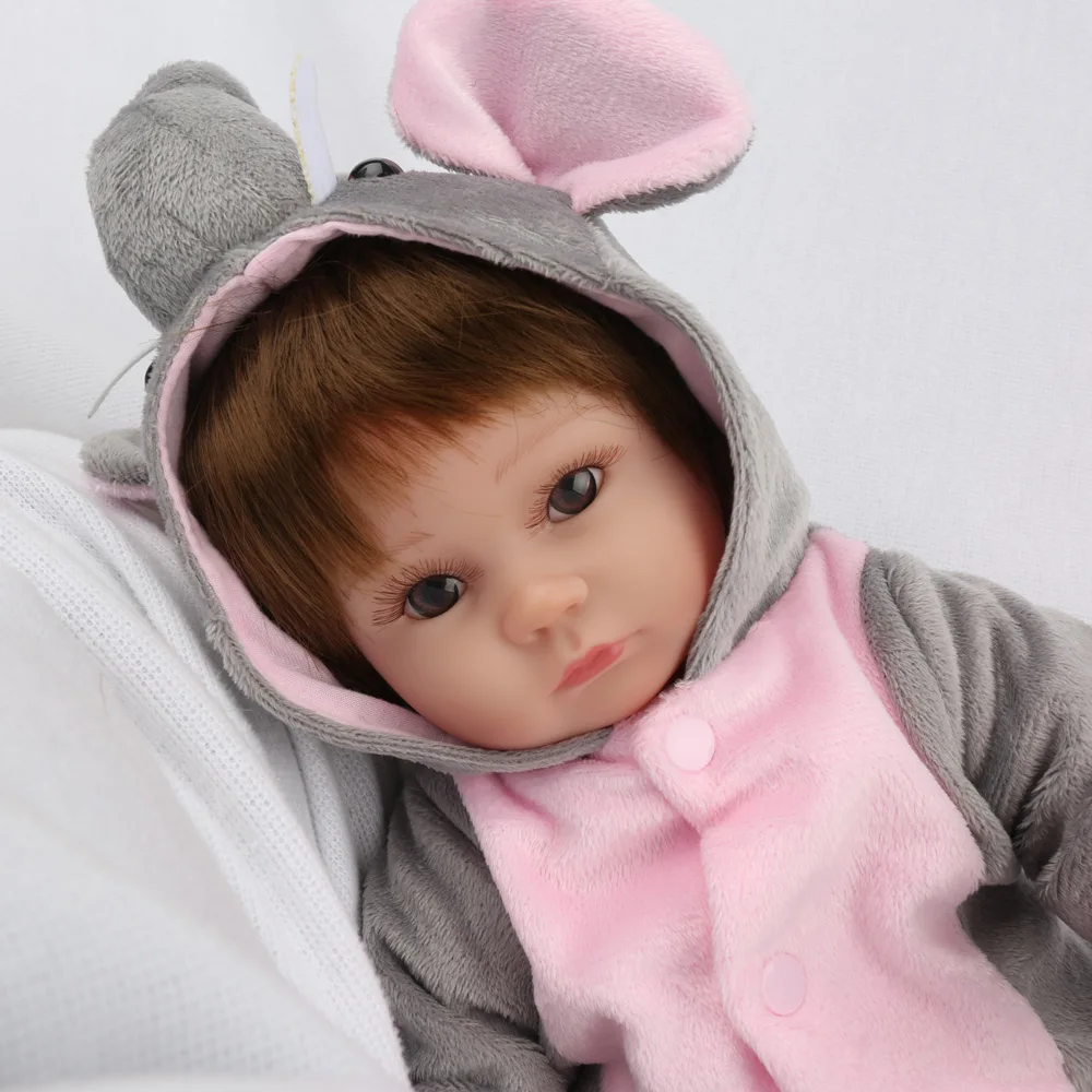 Тканевые куклы младенцы реалистичные 16 дюймов Одежда для новорожденных детские