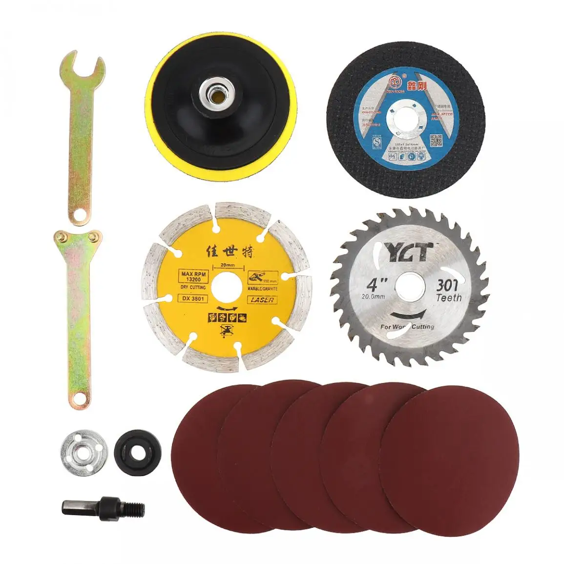 14 шт./компл. электрическая дрель угловая шлифовальная машина аксессуары для