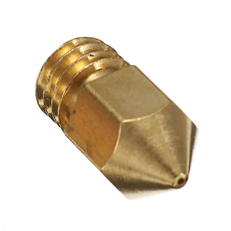 100pcs original 0 4mm copper m6 thread extruder nozzle for ender 3 cr 10 v2 cr 10s pro ender 5 cp 01 creatity 3d printer parts free global shipping