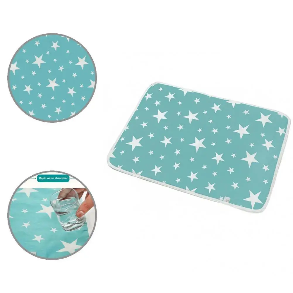 

Diaper Changing Pad Washable Anti-irritate Breathable Night Use Absorbent Diaper Changing Pad Baby Mats for Trip