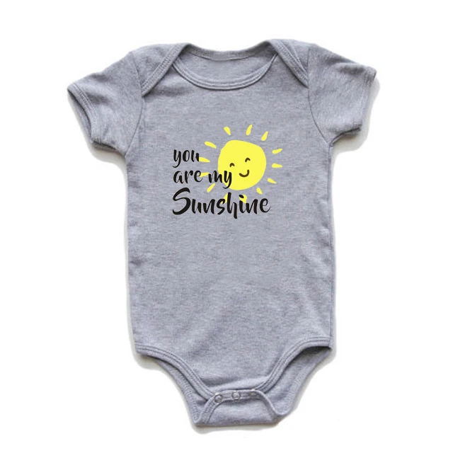 

Одежда для новорожденных с принтом «You Are My Sunshine»