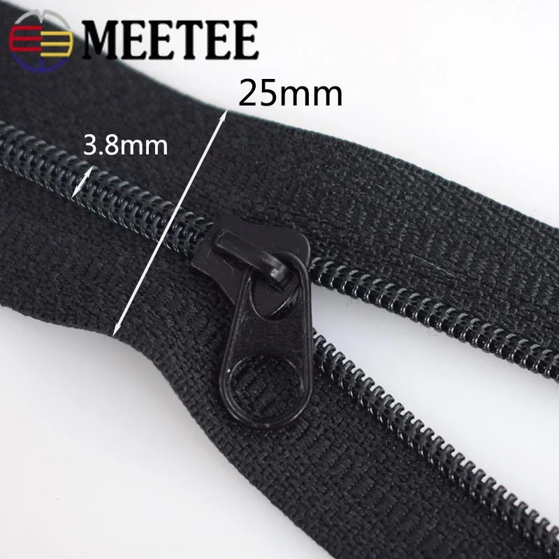 95 ярдов Meetee 3 # нейлоновые застежки молнии для шитья DIY длинная одежда с молниями