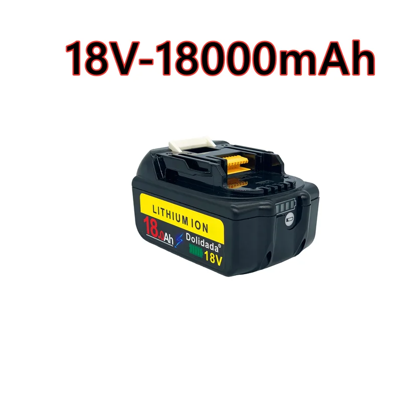 

2021 new bl1860 rechargeable battery 18 V 18000mah Makita Li ion 18 V battery bl1840 bl1850 bl1830 bl1860b LXT 400 + charger