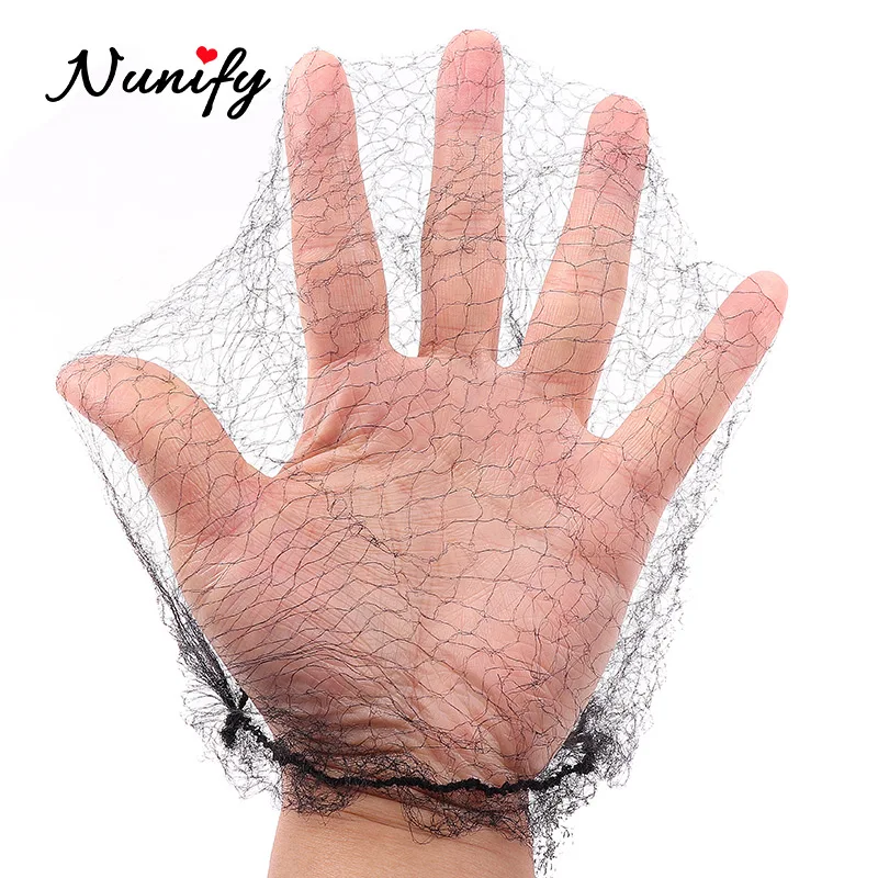 Nunify оптовая продажа 100 шт. сетку 7 мм нейлон сетки для волос невидимые