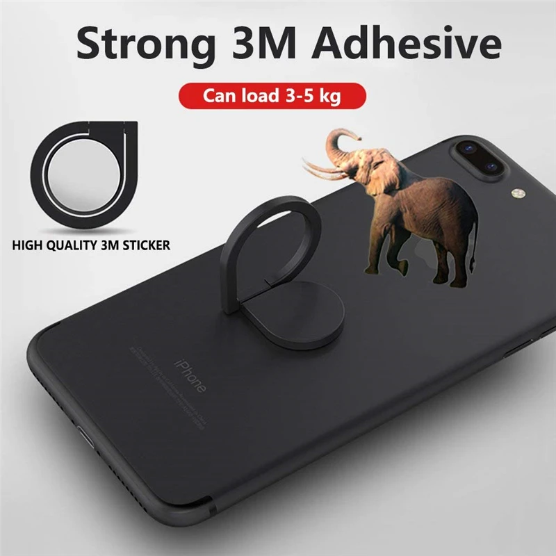 Вращающийся на 360 градусов Магнитный держатель в виде кольца палец рукоятка