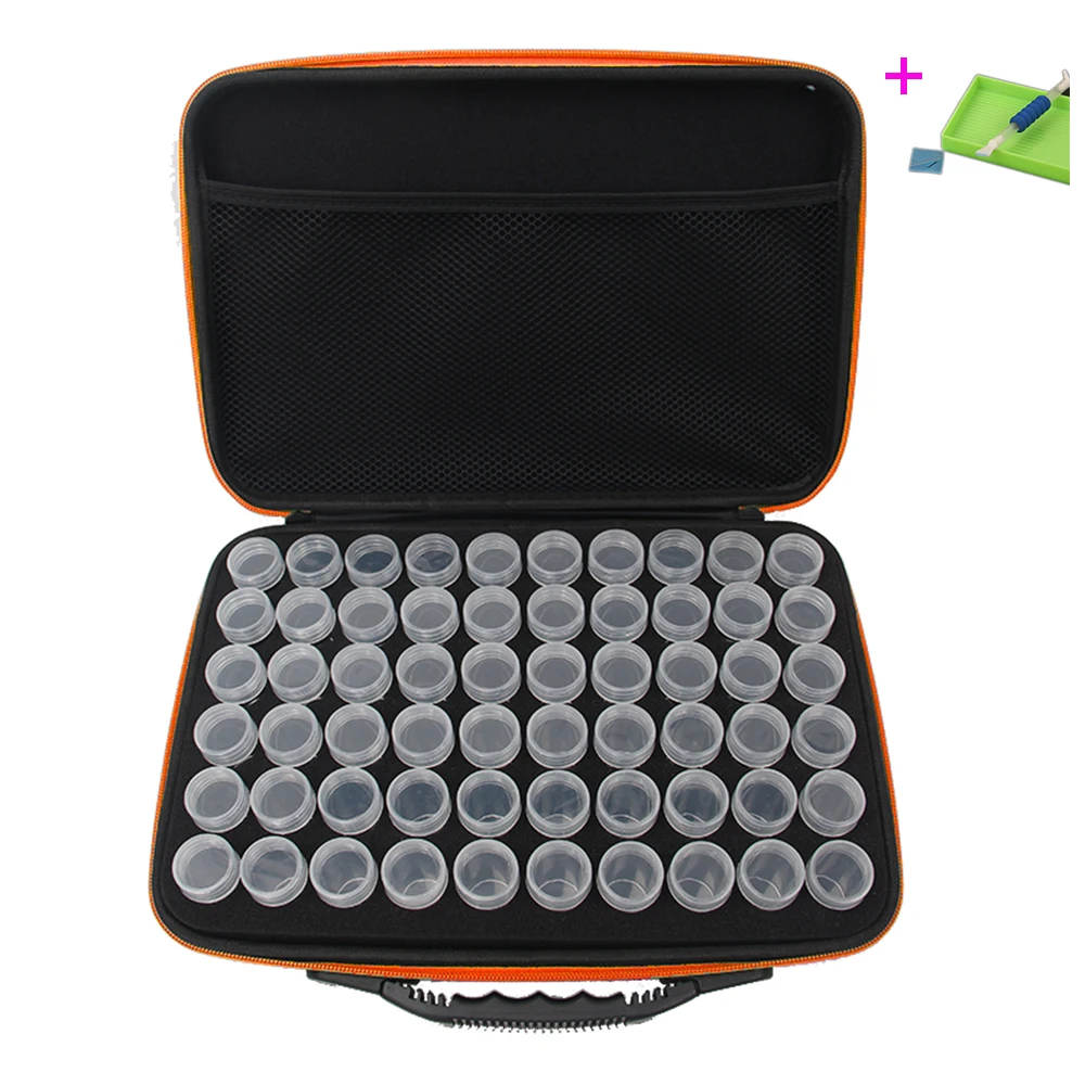 

15/30/60/120 бутылки Diy Инструменты для вышивки картин со стразами коробка Аксессуары Для Хранения Чехол Diamant живопись контейнер для инструментов сумка