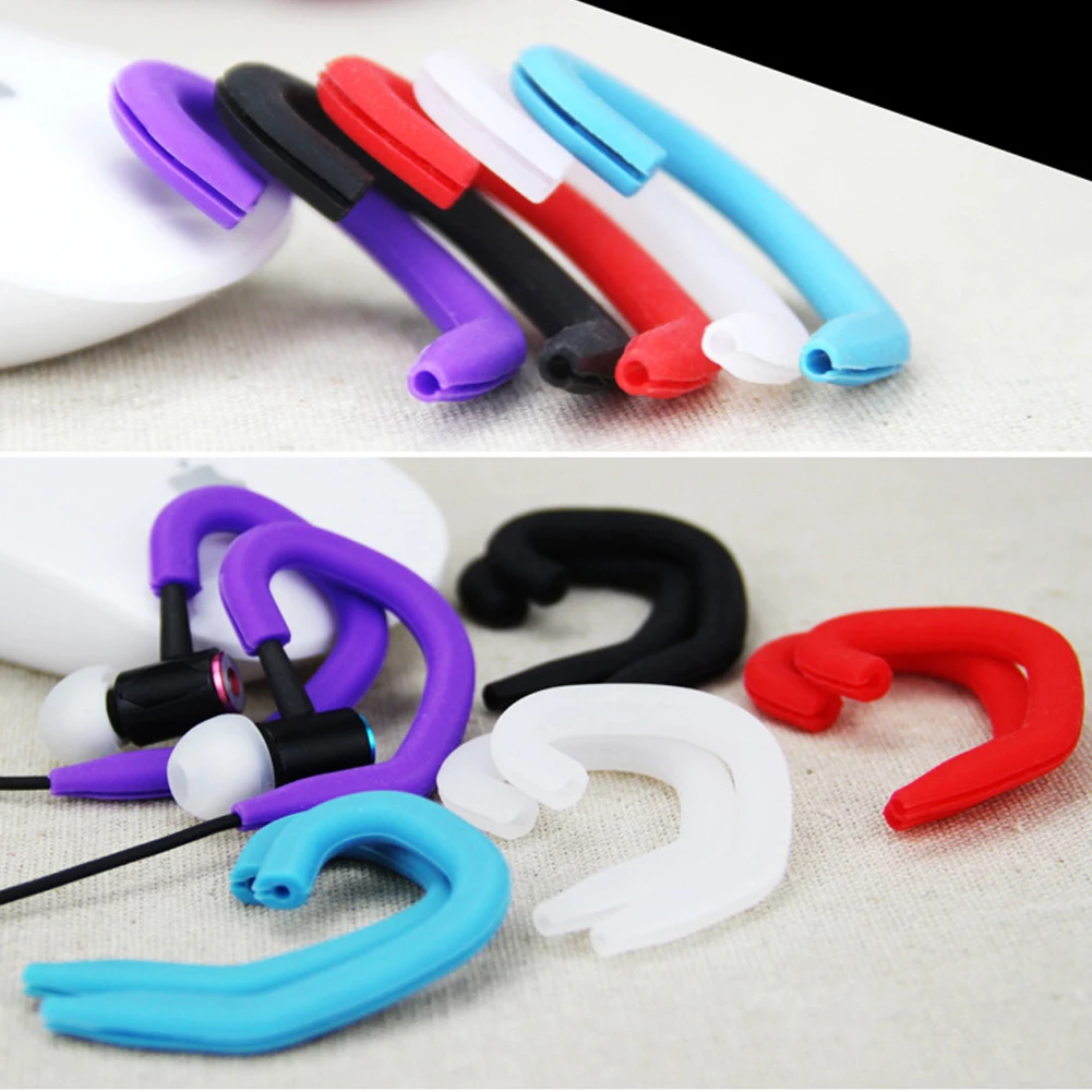 

1 Pair Universal Silicone In-Ear Earphone Headset Ear Hook Clip Hook Hanger