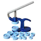 Часы чехол Пресс 10 пресс-форм из нержавеющей стали анти-коррозия гравировка часов Батарея чехол Пресс er ближе часовщиков Ремонтный комплект принадлежностей для вращающихся инструментов