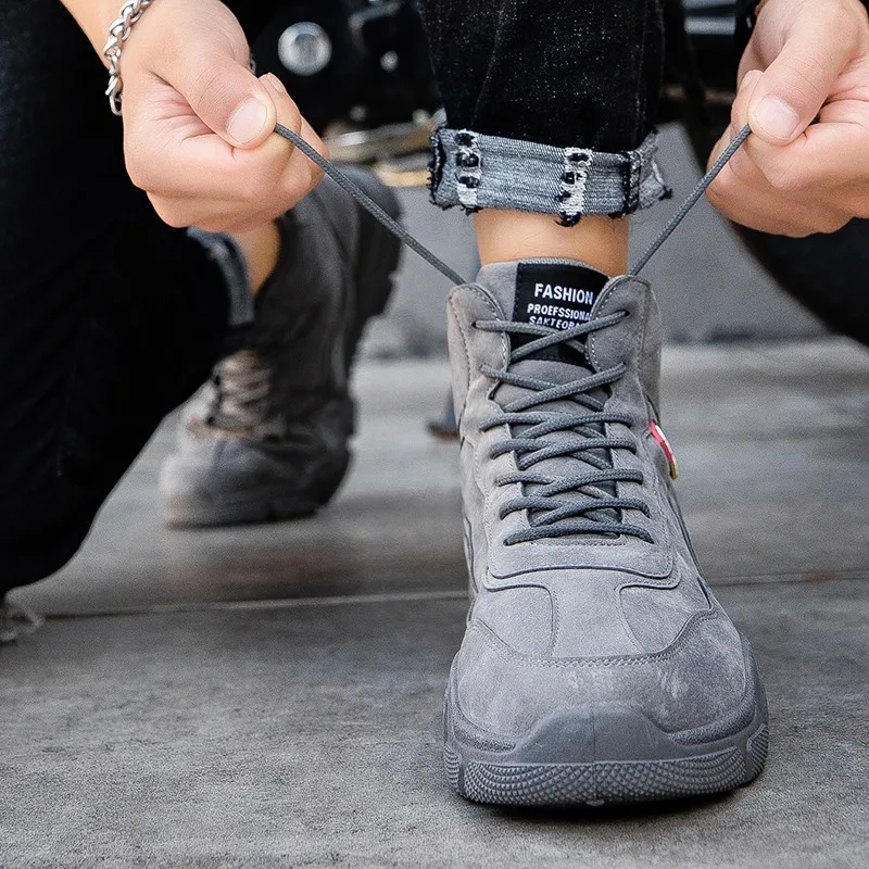 Men's Shoes New Fashion Casual Sports Help Plus Velvet Retro Martin Boots Winter Men Sneakers | Обувь