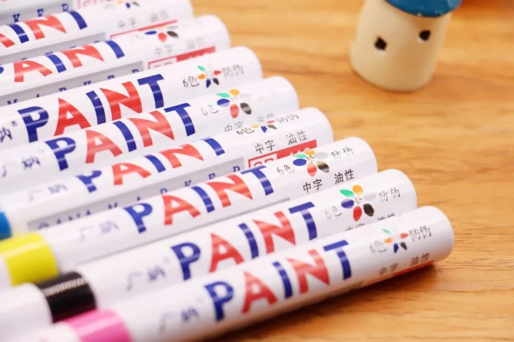 Водонепроницаемый резиновый маркер с перманентной краской ручка для Kia Sportage QL KX5 Mazda CX-5 hyundai Tucson Audi Q2 Seat Ateca Fiat 500
