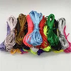 Шелковый сатиновый шнур с погремушками 2 мм, шнур для макраме Шамбала Кумихимо, нейлоновая нить разных цветов для бисероплетения, ювелирных изделий, 20 метров