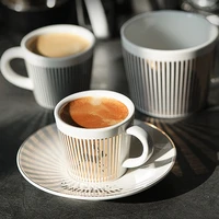 creative leopard anamorphic cup mirror dynamic reflection cup zebra ceramic mug luycho coffee tea set with coaster 90ml225ml