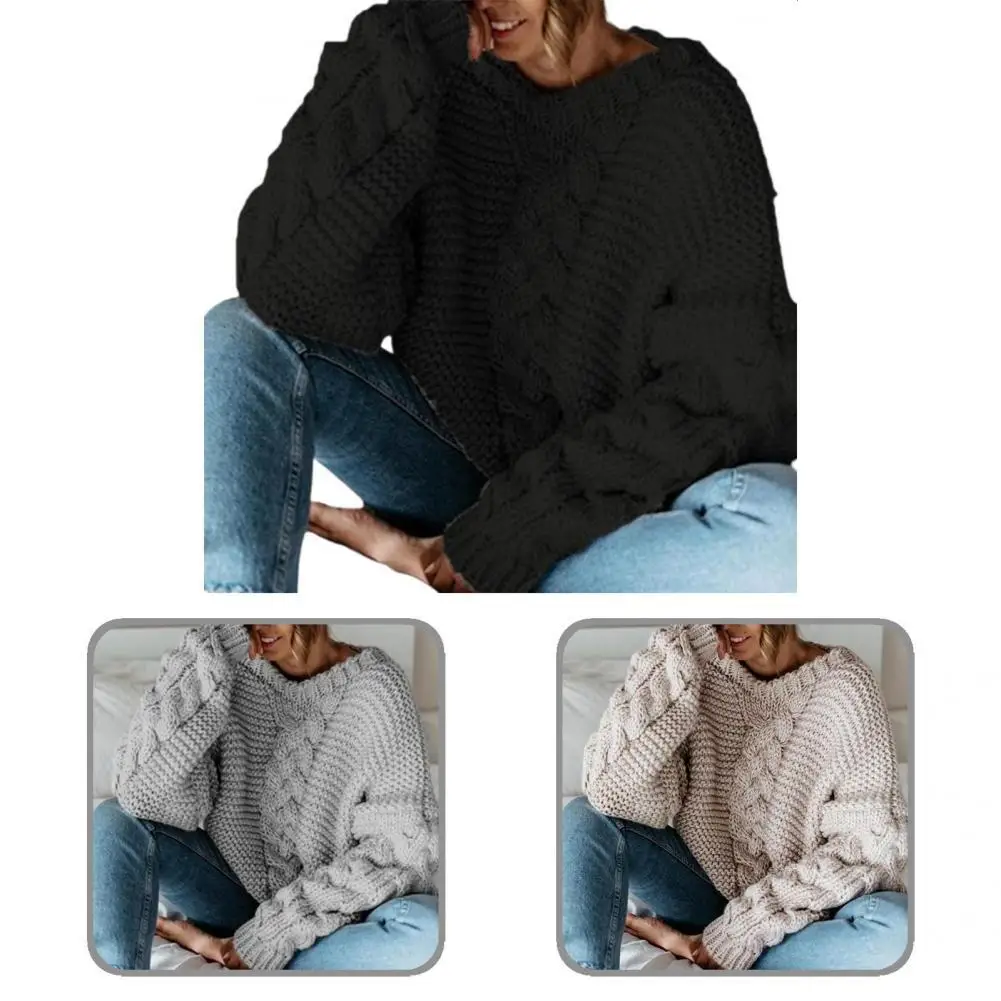 

Свитер Топ Повседневная Уличная одежда с круглым вырезом свободный облегающий свитер вечерние Женский Пуловер Свободный свитер