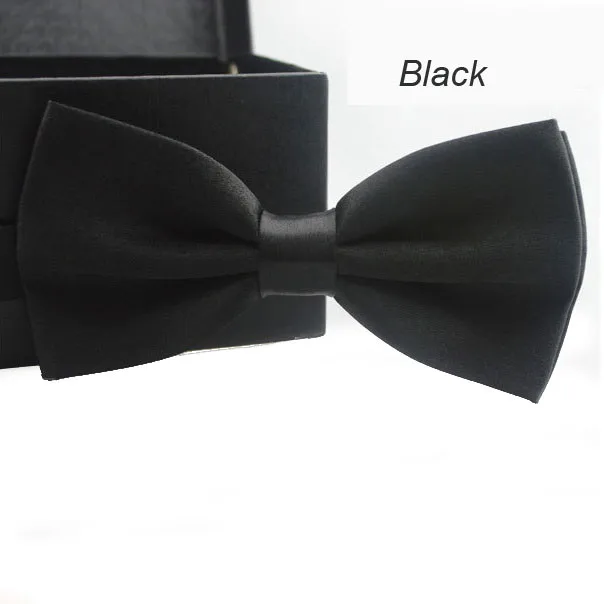 Men Ties Fashionable Butterfly Party Business Wedding Bow Tie Men Groom Wedding Funeral Bow Tie Solid Horn Bow Ties Knot Formal