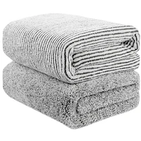 eco friendly bath towel set for adults luxury wipe body face towels quick dry absorbent soft spa shower towel wrap for bathroom
