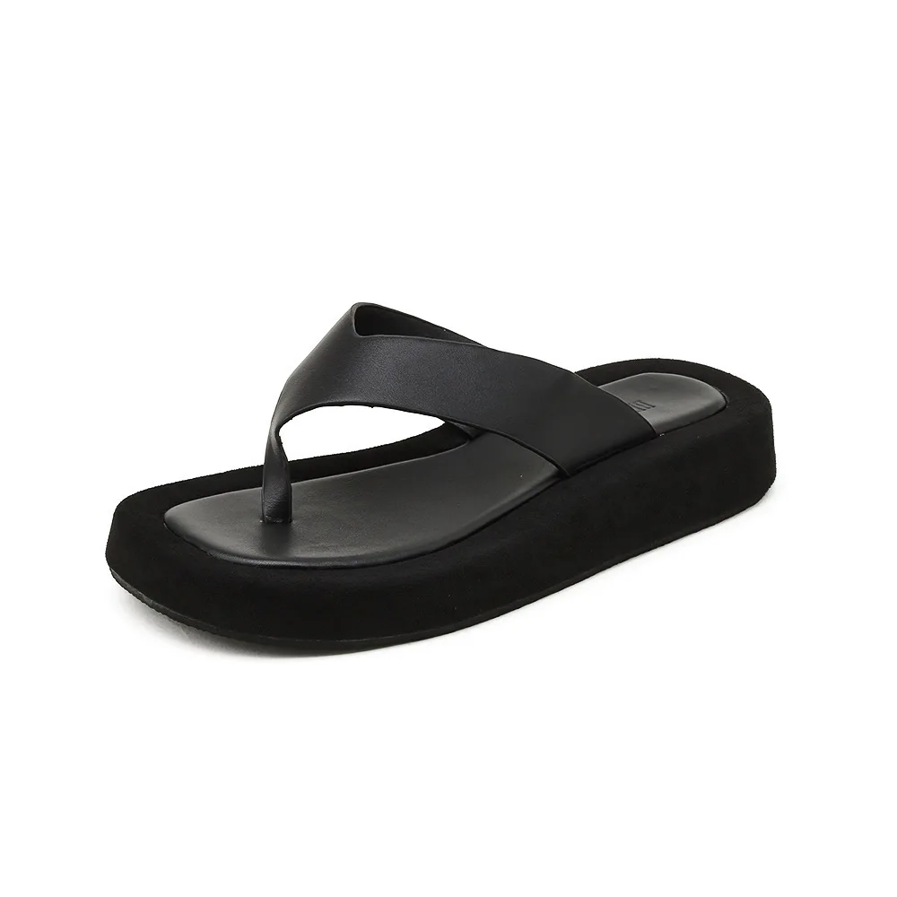 

Shoes Summer Clogs Woman Ladies' Slippers Pantofle Rubber Flip Flops Platform Low Luxury Slides Beach 2021 Hawaiian Designer