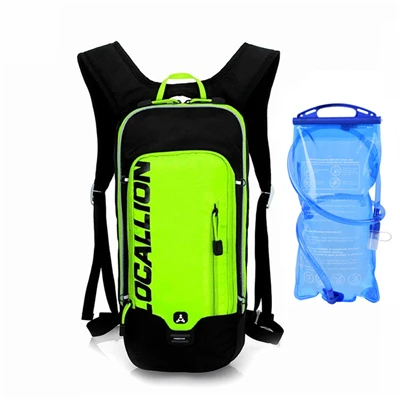 with water bag Велосипедный рюкзак, водонепроницаемый рюкзак, софтбэк, ультралегкий, MTB, спортивный, тактический рюкзак, походная, военная сумка для велосипедов - Color: with water bag