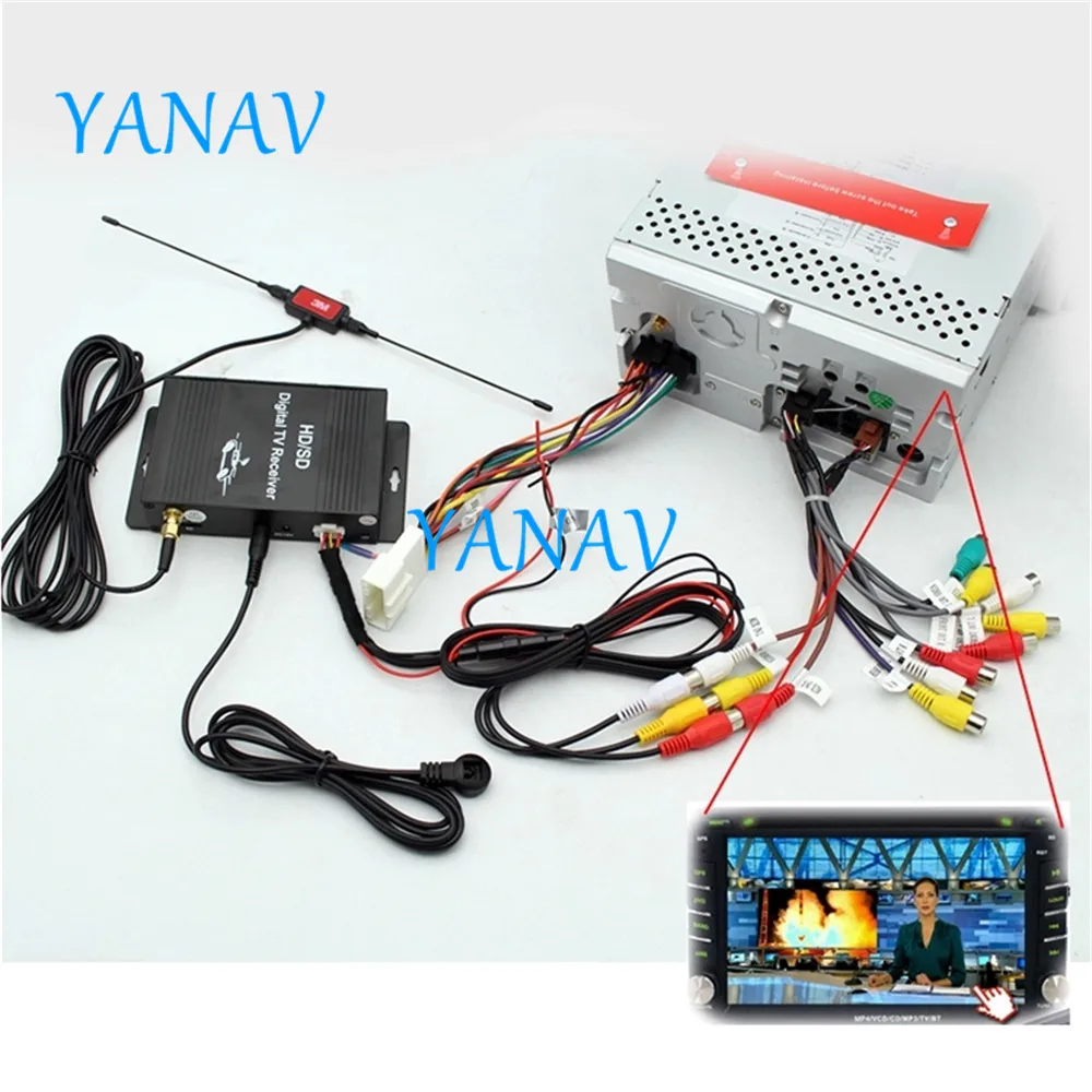 

ATSC set-top box US HD Car DVB-T2 Car digital TV Receiver USB slot