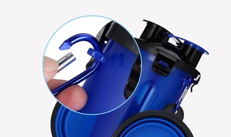 Benepaw портативная многофункциональная бутылка для воды для собак 2 в 1 со складной чашей 7 цветов для питья домашних животных