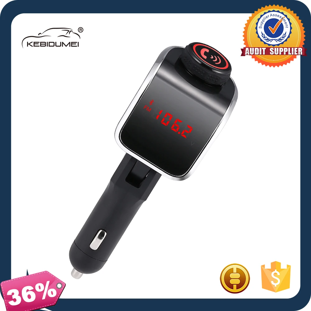 FM трансмиттер автомобильный с поддержкой Bluetooth 4 1 и 2 мя USB портами|Автомобильный