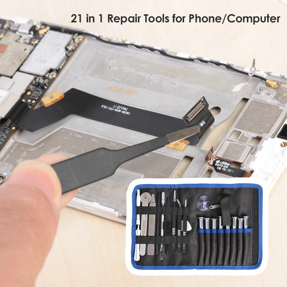 21 in 1 Phone Tablet Laptop Repair Tool Kit Pry Screwdriver Set Hand Tools Disassemble For iPhone iPad | Мобильные телефоны и