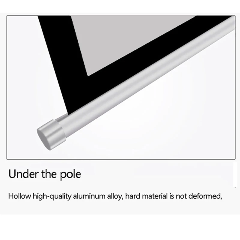 Thinyou 72 дюймов 4:3 проектор экран матовый серый ткань волокно стекло домашний