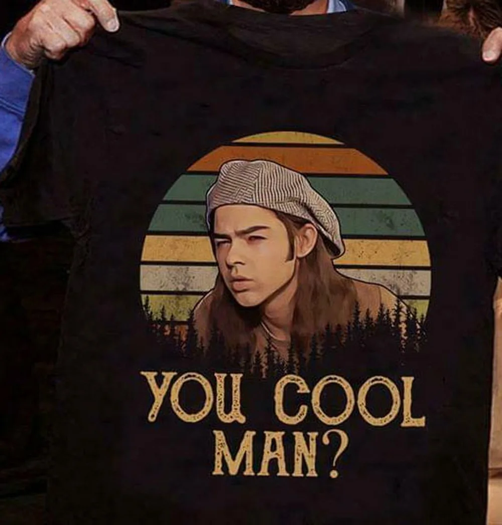 Мужская винтажная хлопковая Футболка Ron Slater Dazed & Confused You Cool черная свободная