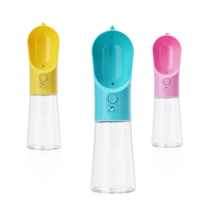 Новая разноцветная быстрая пластиковая чашка для воды домашних животных