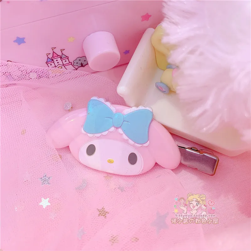 1 шт. Симпатичные заколки для волос Kuromi Melody Twins Stars японская мультяшная шпилька