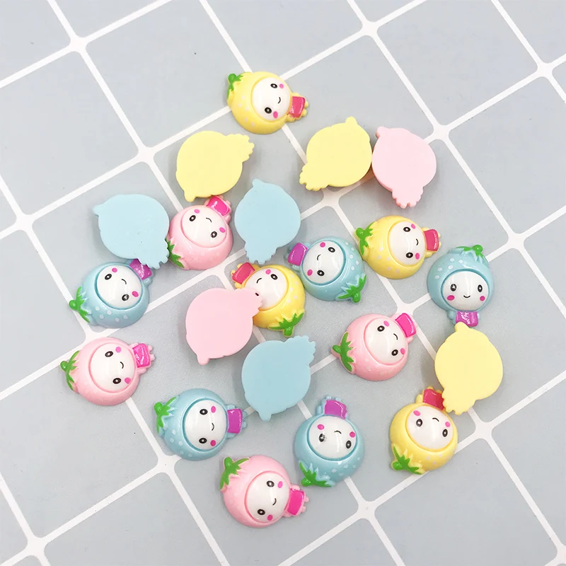 50 штук искусственный бриллиант из смолы кабошон Kawaii для девочек с героями