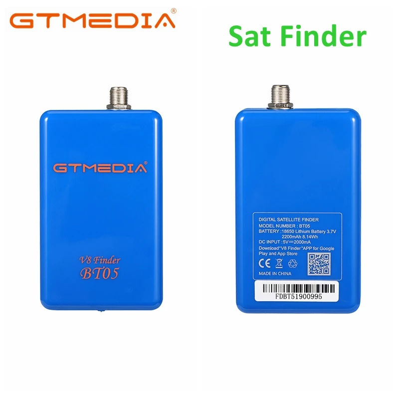 V8 Finder BT05 спутниковый Finder Meter Поддержка DVB S2 Sat Finder Meter для Satfinder DVB S2 тюнер Встроенная литиевая батарея 2200mA