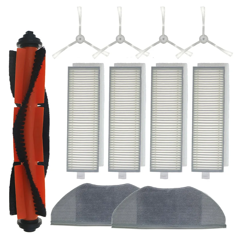 Сменная деталь для робота пылесоса Xiaomi Mi фильтр НЕРА с роликовой боковой щеткой