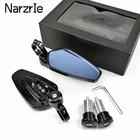 Универсальные мотоциклетные зеркала заднего вида, 2 шт.компл., мотоциклетные алюминиевые 360 градусов зеркала заднего вида на руль мотоцикла, велосипеда 78 дюйма