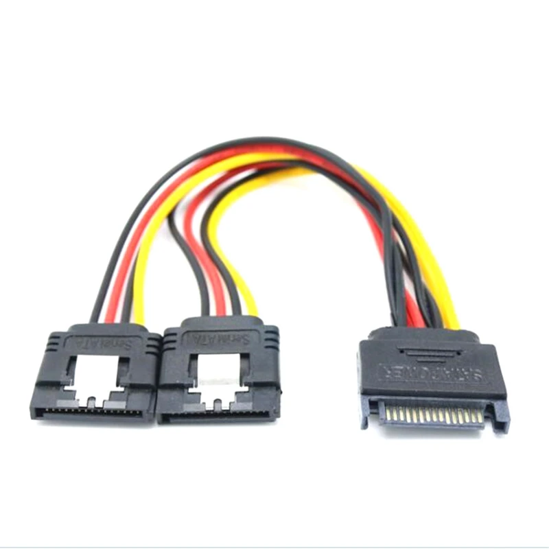 

10 шт., Y-образный адаптер SATA Power для жесткого диска