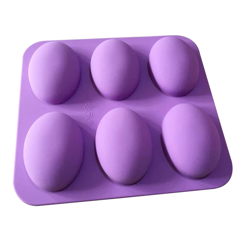 DIY овальная силиконовая форма для гусиного яйца торта ручной работы 100 г мыла 3D