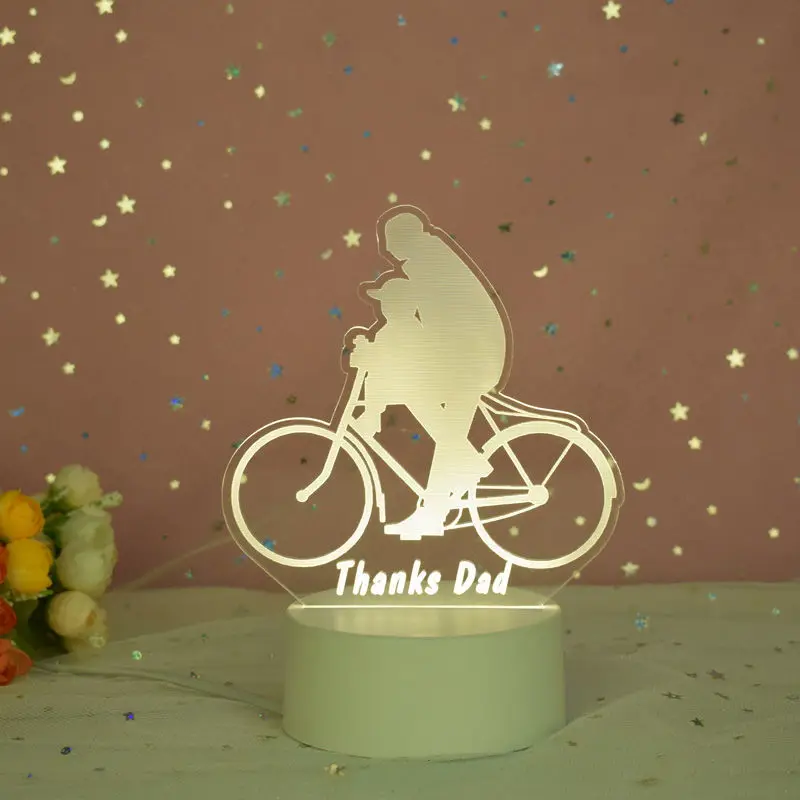 

Подарок на день отца 3D лампа USB акриловые лампы подарок на Любовь Подарок на годовщину подарок на день рождения отцу