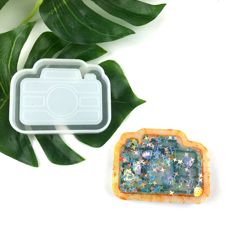 

DIY Heart-shaped Earrings Silicone Epoxy Mold DIY Keychain Pendant Jewelry Crafting Mould for Valentine Love Gift